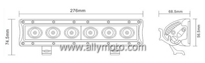 30W LED Light Bar 2057